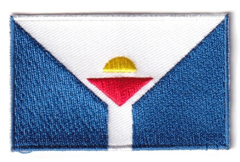 Saint Martin flag patch (French part) - BACKPACKFLAGS.COM