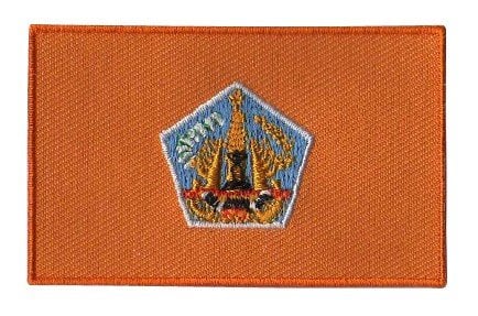 Bali flag patch measuring 6.5 x 4 cm.