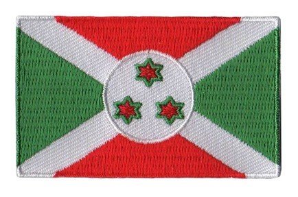 Burundi flag patch