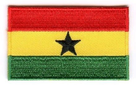 Ghana flag patch