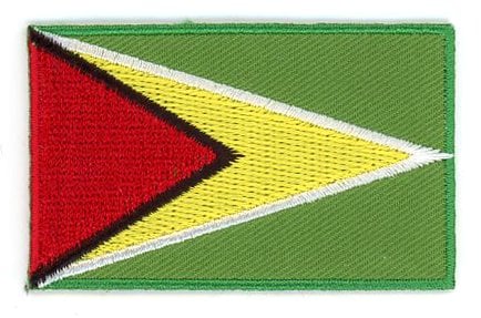 Guyana flag patch - BACKPACKFLAGS.COM