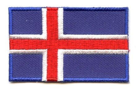 Iceland flag patch - BACKPACKFLAGS.COM