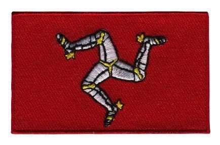 Isle of Man flag patch - BACKPACKFLAGS.COM