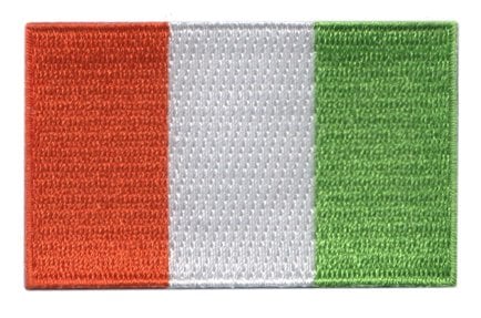 Ivory Coast flag patch - BACKPACKFLAGS.COM
