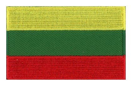 Lithuania flag patch - BACKPACKFLAGS.COM