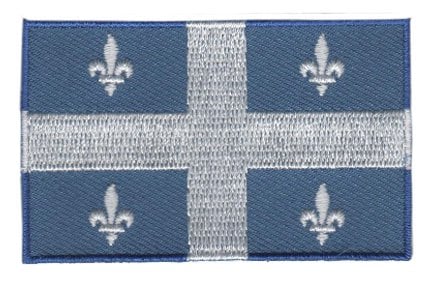 Quebec flag patch - BACKPACKFLAGS.COM