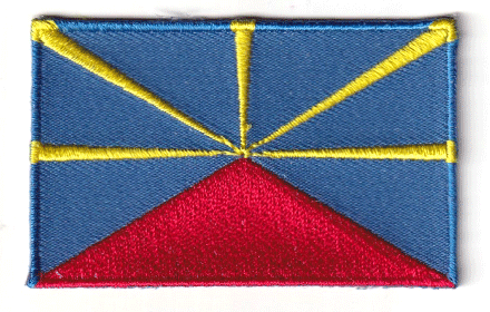 Réunion flag patch - BACKPACKFLAGS.COM