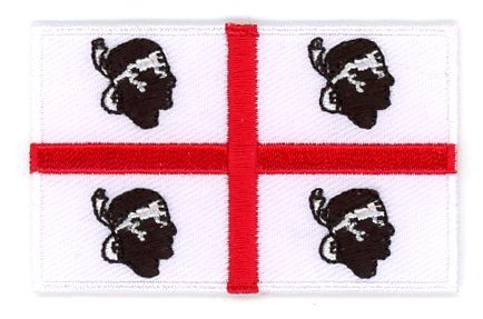 Sardinia flag patch - BACKPACKFLAGS.COM