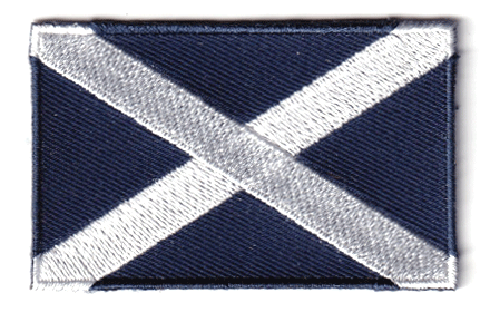 Embroidered Tenerife flag patch, 6.5 x 4 cm in size.