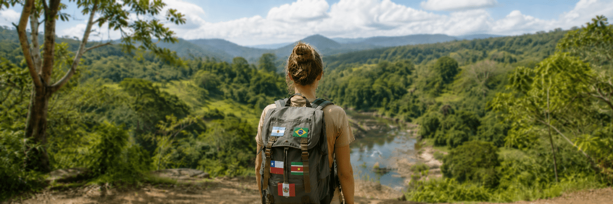 South America - BACKPACKFLAGS.COM