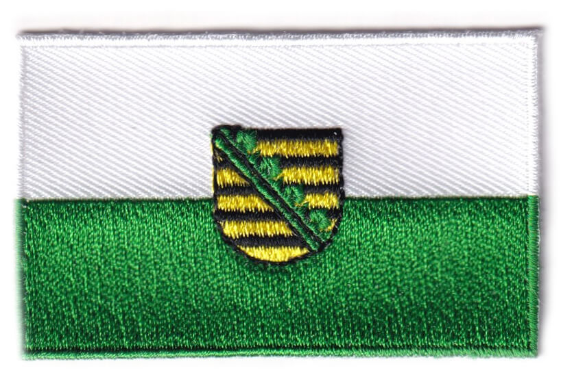 Saxony flag patch