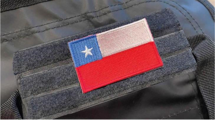 We have a Velcro flag patch sticker. With this you can give your flag patch a Velcro backing.