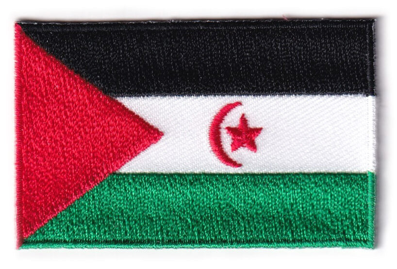 Western Sahara flag patch
