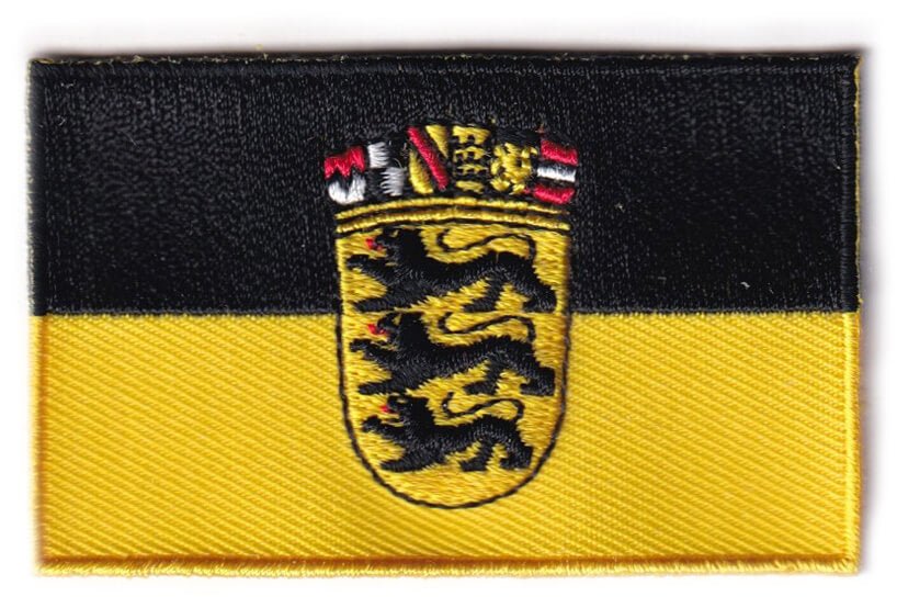 Baden - Württemberg flag patch - BACKPACKFLAGS.COM