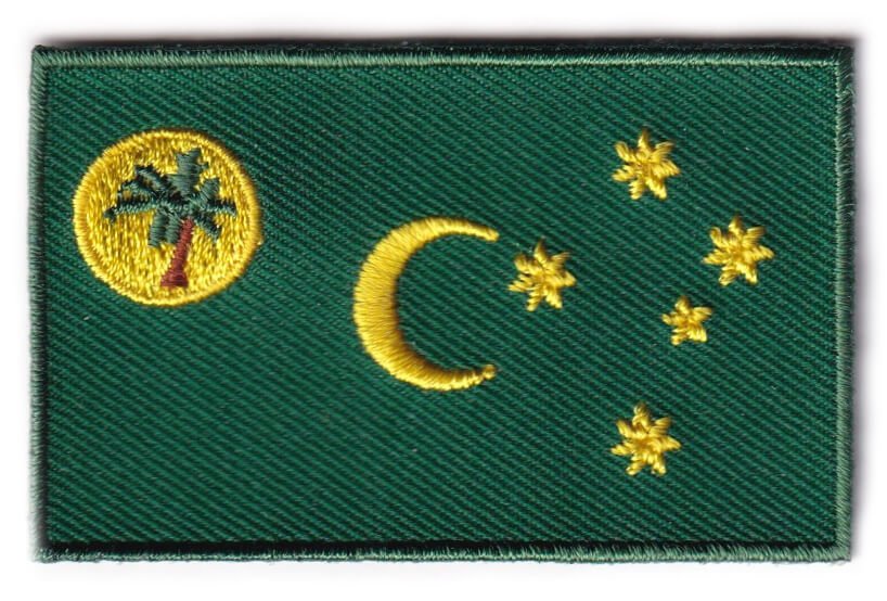 Cocos (Keeling) Islands flag patch - BACKPACKFLAGS.COM