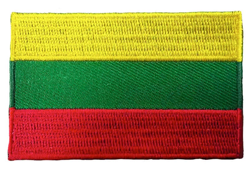 Lithuania flag patch - BACKPACKFLAGS.COM