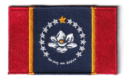 Mississippi flag patch - BACKPACKFLAGS.COM