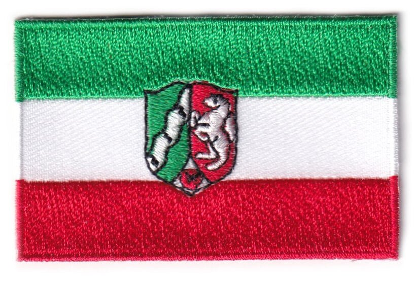 North Rhine - Westphalia flag patch - BACKPACKFLAGS.COM