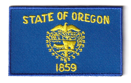 Oregon flag patch - BACKPACKFLAGS.COM