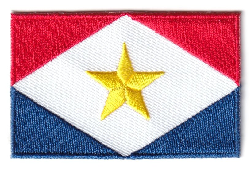 Saba flag patch - BACKPACKFLAGS.COM