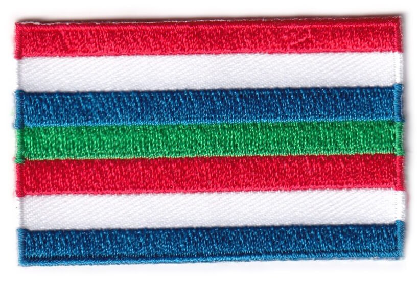Schiermonnikoog flag patch - BACKPACKFLAGS.COM