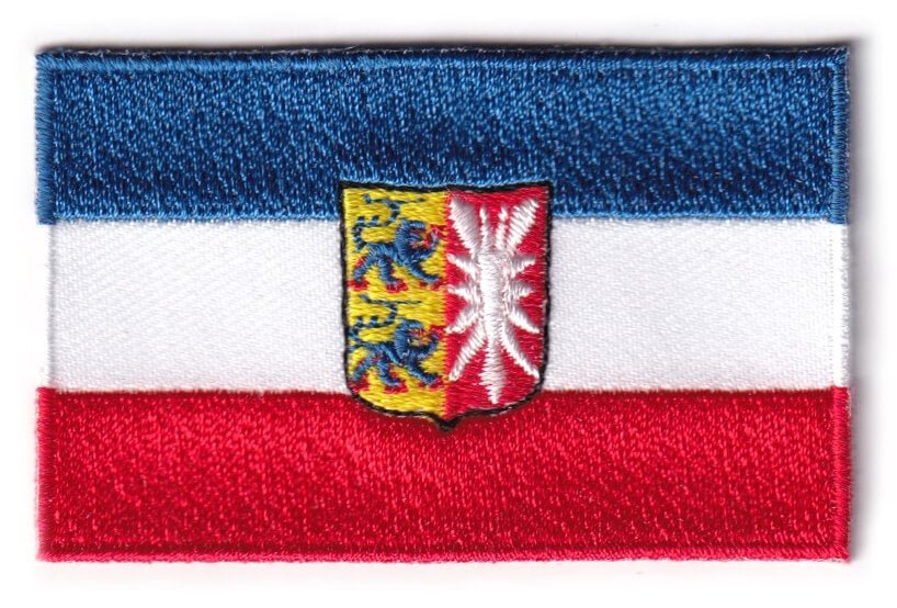 Schleswig - Holstein flag patch - BACKPACKFLAGS.COM