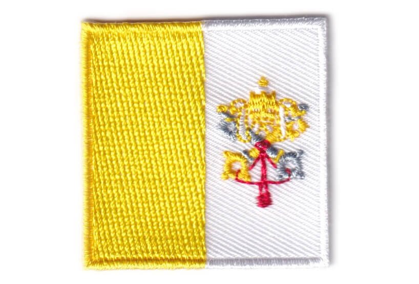 Vatican flag patch - BACKPACKFLAGS.COM