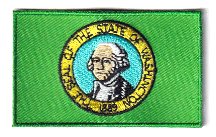 Washington flag patch (state) - BACKPACKFLAGS.COM