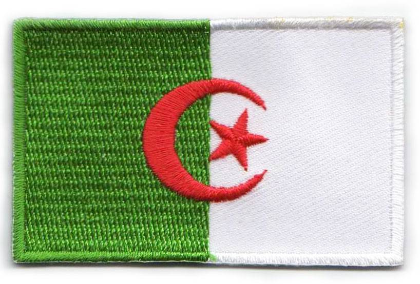 Algeria flag patch