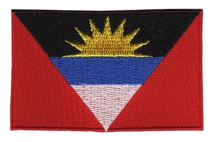 Aufnäher mit der Flagge von Antigua und Barbuda