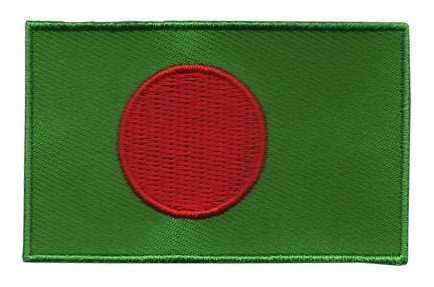 Aufnäher mit der Flagge von Bangladesch