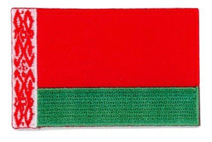 Belarus flag patch