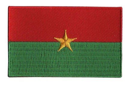 Patch met vlag van Burkina Faso