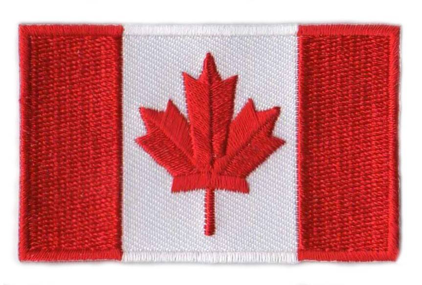 Aufnäher mit kanadischer Flagge