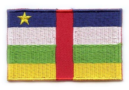 Patch met vlag van de Centraal-Afrikaanse Republiek