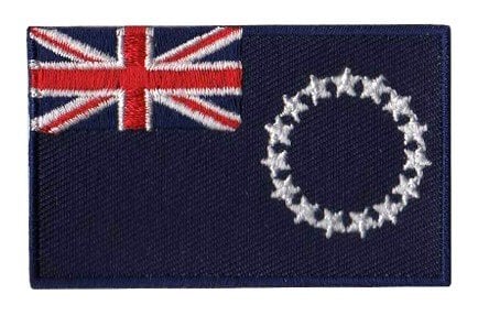 Aufnäher mit der Flagge der Cook-Inseln