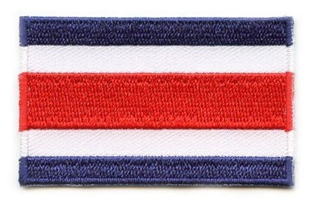 Patch met vlag van Costa Rica