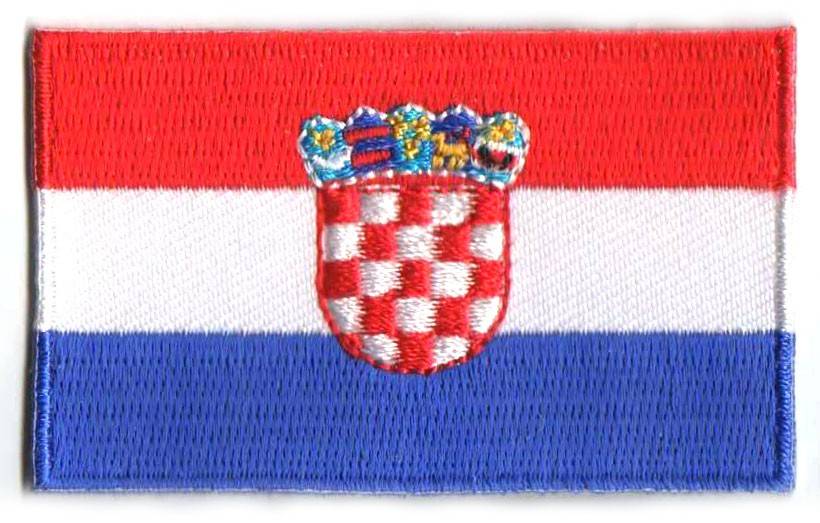 Croatia flag patch