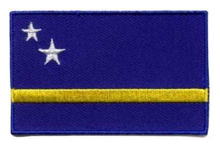 Patch met Curaçaose vlag