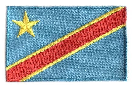 Patch met vlag van de Democratische Republiek Congo