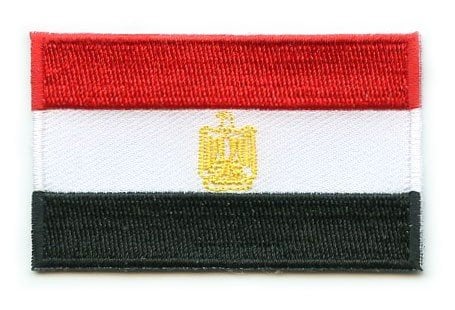 Aufnäher mit ägyptischer Flagge