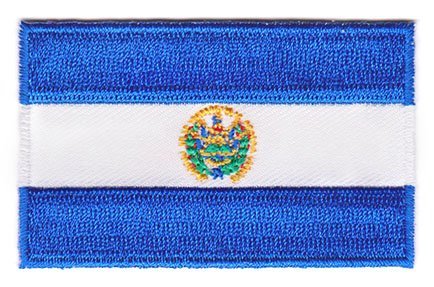 Patch met vlag van El Salvador