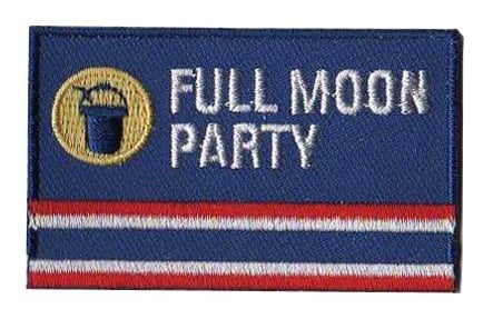Patch met vlag van de Full Moon Party