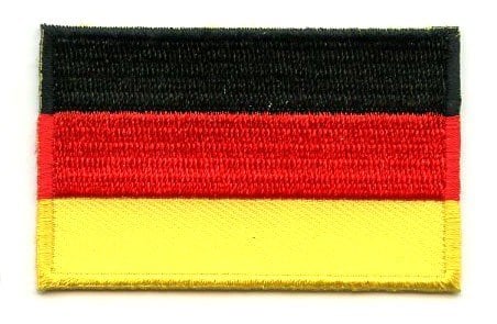 Aufnäher mit deutscher Flagge