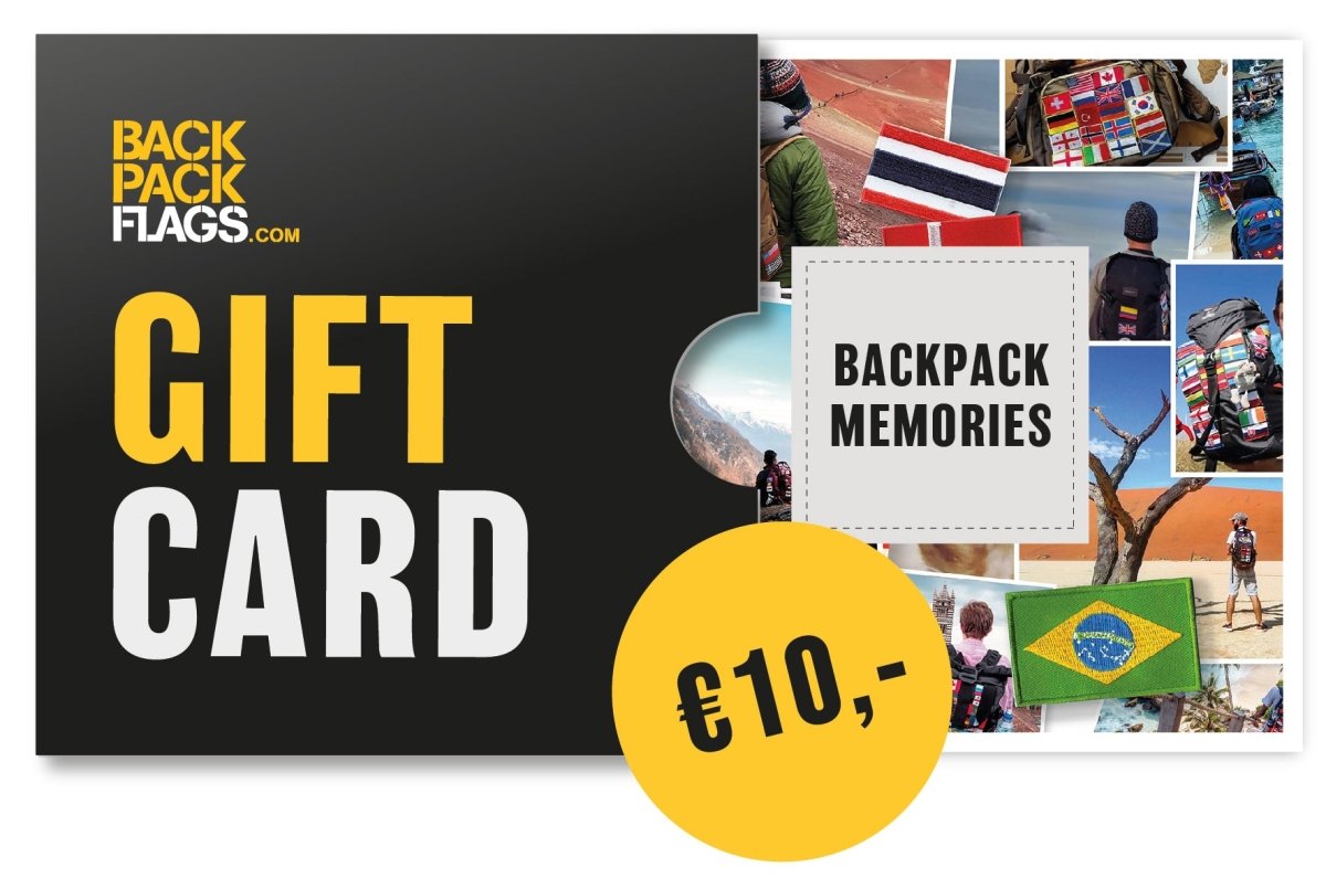 Gift Card (10 Euro) - BACKPACKFLAGS.COM