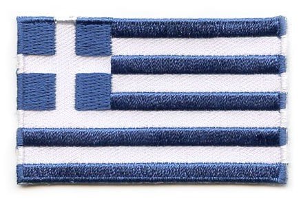 Greek flag patch - BACKPACKFLAGS.COM