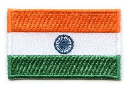 Indian flag patch - BACKPACKFLAGS.COM