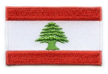 Lebanon flag patch - BACKPACKFLAGS.COM