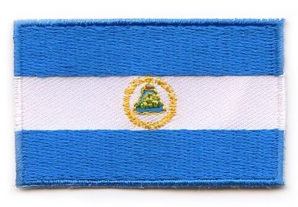 Nicaragua flag patch - BACKPACKFLAGS.COM