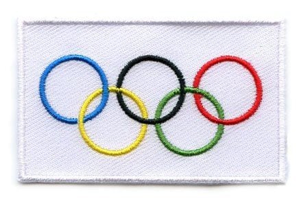 Olympic Games flag patch - BACKPACKFLAGS.COM